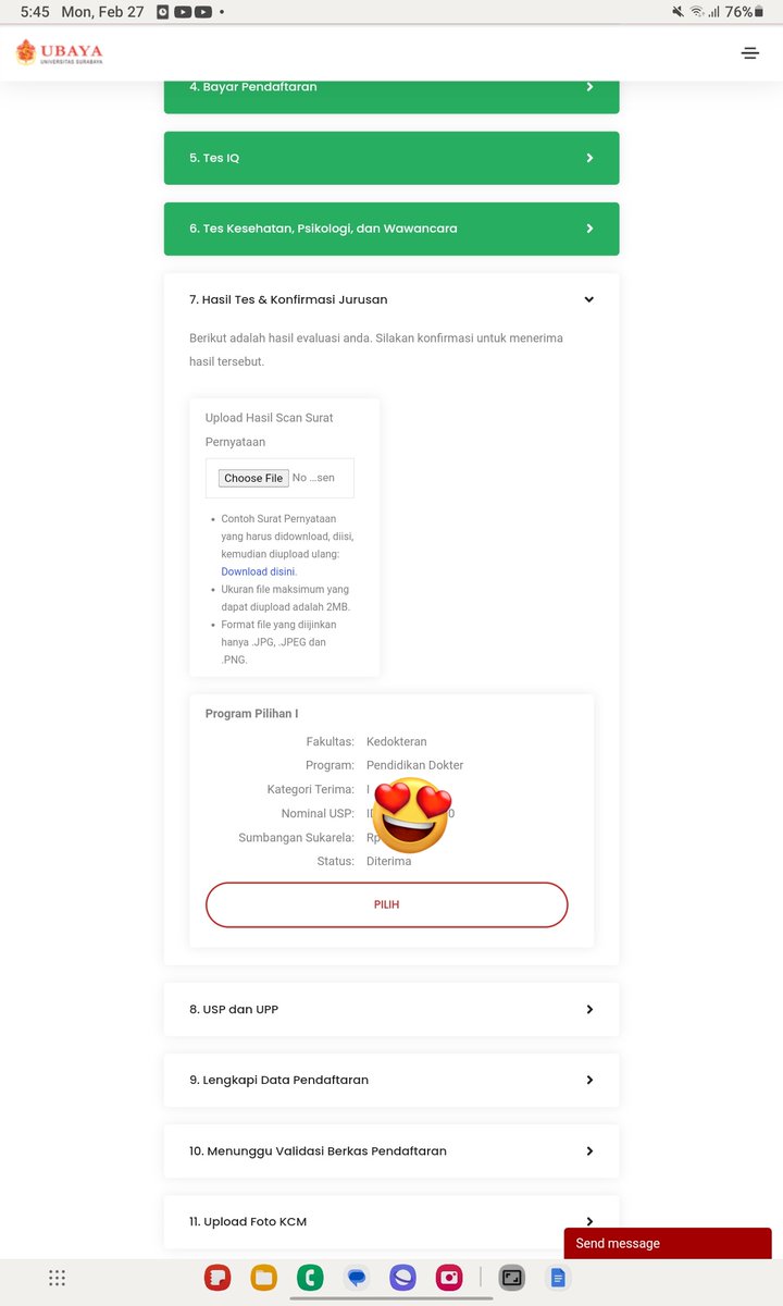 elzstudy's tweet image. alhamdulillah, masyaallah tabarakalallah. tapi, semoga gua jadi maba FK UNAIR aja 
#FKubaya #FKunair #camaba23 #studytweet