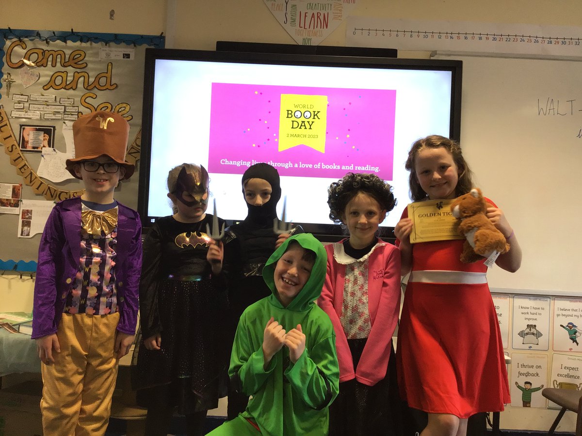 MuchWooltonOpal's tweet photo. Class 7 is looking fabulous for world book day … can you guess who we are…. ? @muchwooltonsch https://t.co/wiQqDdTWgW