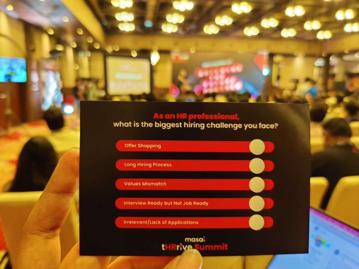 masaischool's tweet image. What&apos;s your take?
#masaiHRSummit #masaischool #eventupdate