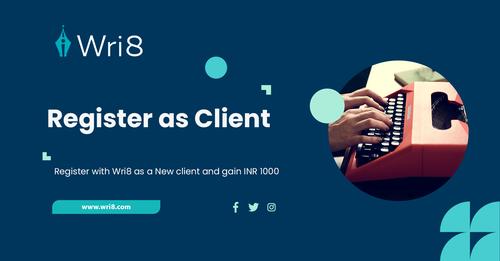 wri8dotcom's tweet photo. Get professional and original content written by experienced Indian writers with Wri8. 
https://t.co/colz0n9v31
hello@wri8.com
984303 3406 
#contentwritingagencies #contentwritingservices #content #contentideasforbusinesses #contentcreator #writerscommunity #authors https://t.co/URzFZrMf34
