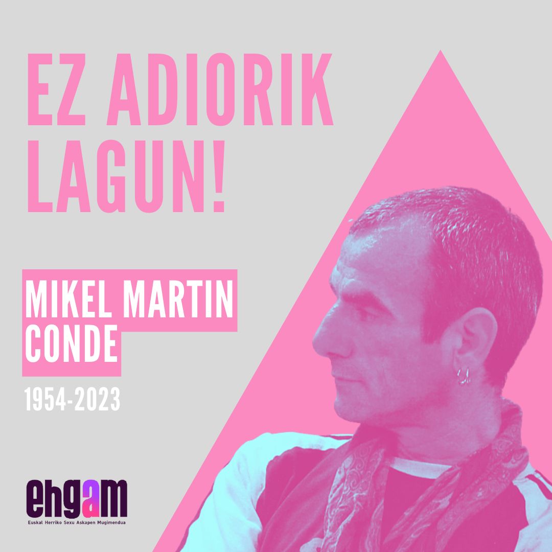 Zenbat erakutsi diguzun, Mikel. Zenbat. Gutxi zu bezalakoak Euskal Herri luze zabalean: ausarta, eskuzabala eta nekaezina guztion eskubideen defentsan.
Ohorea bizitzan bidelagun izana. Zure legatua bihotz, gorputz eta politika publikoetara eramateko ahaleginean jarraituko dugu💜