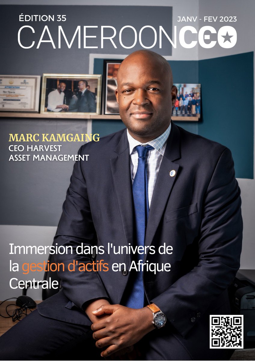 HarvestAssetMgt's tweet photo. Bilan de la gestion d'actifs en #CEMAC, perspectives et challenges...

A retrouver dans la 35ème édition du magazine Cameroon CEO ;👌

Nous réitérons, via le marché financier, notre soutien aux secteurs public et privé tous deux nécessaires au bon développement de nos économies. https://t.co/mKfHlbKUSA