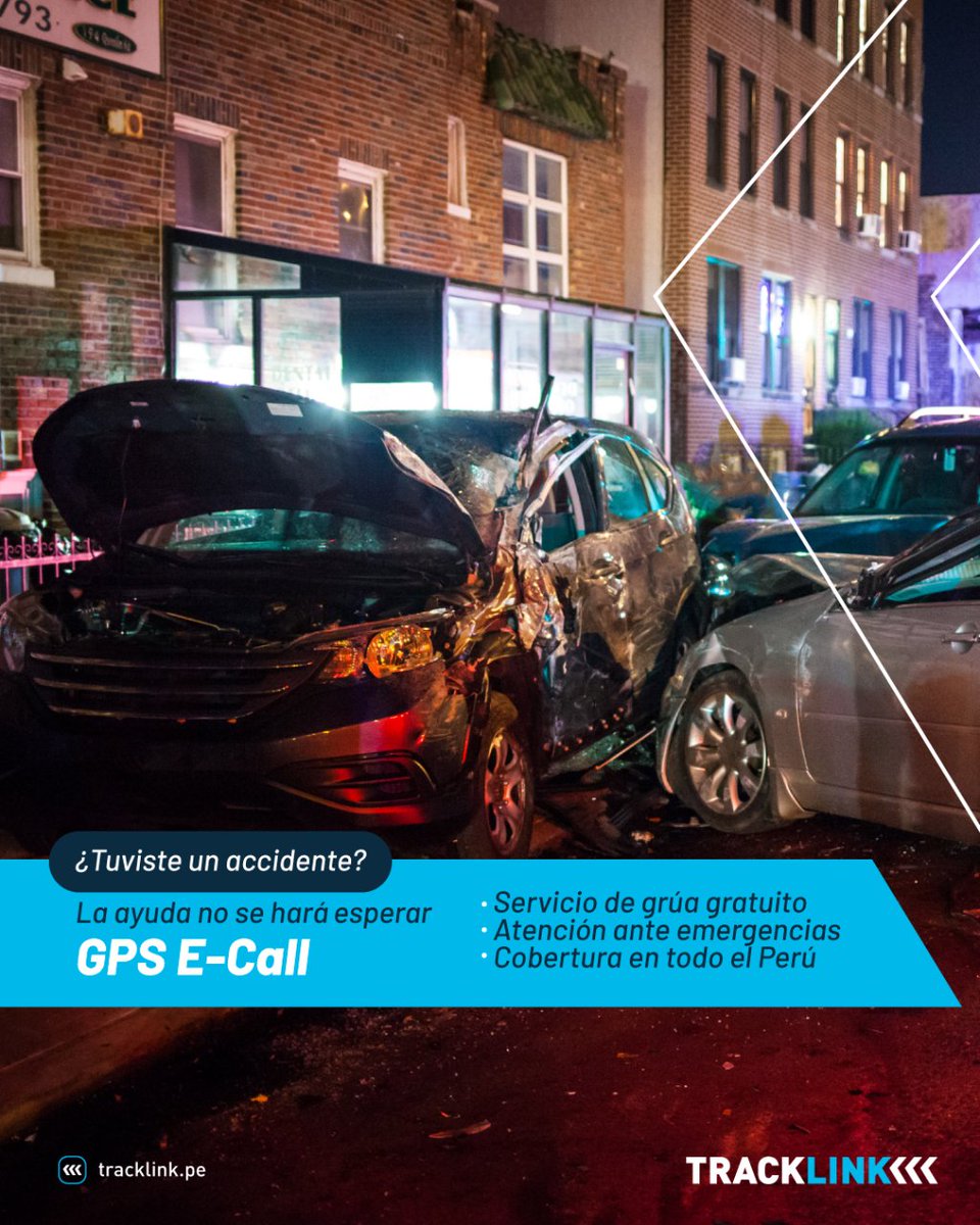 tracklinkperu's tweet photo. ¿Tuviste un accidente? La ayuda no se hará esperar 🚑
GPS E-call detecta accidentes y envía una alerta a los servicios de emergencia con tu ubicación para asistencia oportuna. 🛰
Tecnología que salva vidas ➡ https://t.co/oZC2BzLoUA
#TrackLink #GPS #Lima #Peru #Tecnologia https://t.co/3RJqMe9Of4