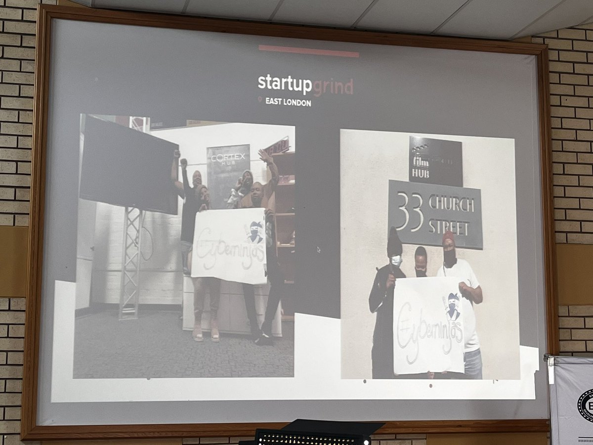 4otune's tweet image. .@Geekulcha gets a mention by  @Startupgrind East London Chapter Director @VuyoNcwaiba for the #SafeHack hackathon. 

Team #Cyberninjas were the 2021 edition winners