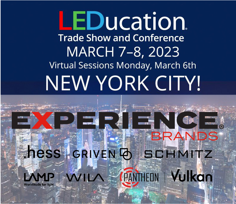 Will you be at LEDucation? We'll see you in Rhinerlander Hall at booths R6239, R6241, and R6243.