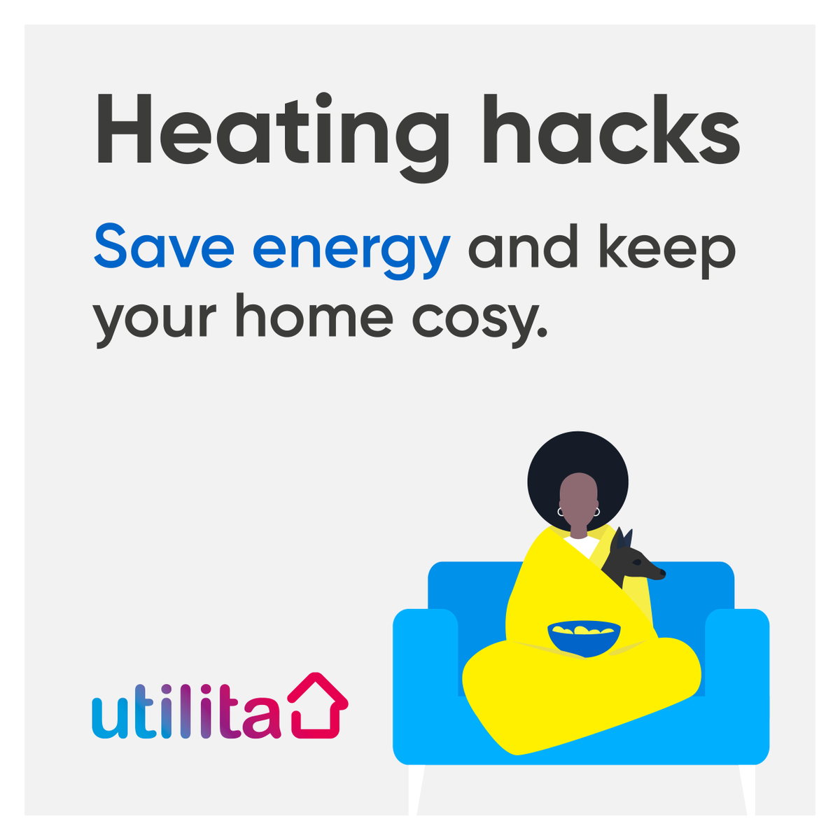UtilitaEnergy's tweet photo. Did we mention…
YOU COULD SAVE UP TO £229 A YEAR BY TURNING YOUR HEATING DOWN 1°C 👌
So, why not give these #HeatingHacks a try before whacking up the thermostat! For more ways to save, join the #UtilitaHigh5 movement at https://t.co/zlK2jj2n4M https://t.co/ptVyma8fbG