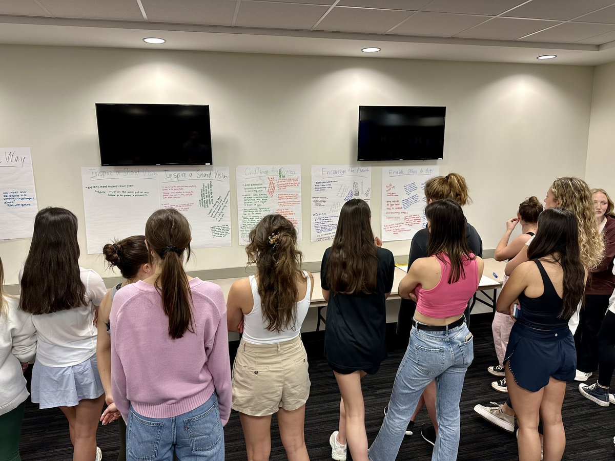 DavidsonCareers's tweet photo. Led by Associate Director, Josh King, we recently had the opportunity to conduct a DiSC Facilitation and Leadership workshop with @DCFH. 

Pro 'Cat participants Evie Lake and Sarah Minges even had the opportunity to lead the Leadership workshop activity! https://t.co/wB5m5A4gGE