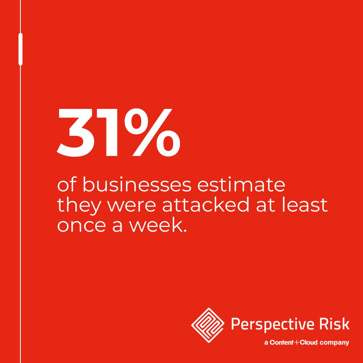 PerspectiveRisk's tweet photo. Do you know when the last time your organisation was attacked?

In our latest eBook, we share how organisations are identifying and managing risks: https://t.co/QtgyIELbfO https://t.co/x5wKyY0QQH