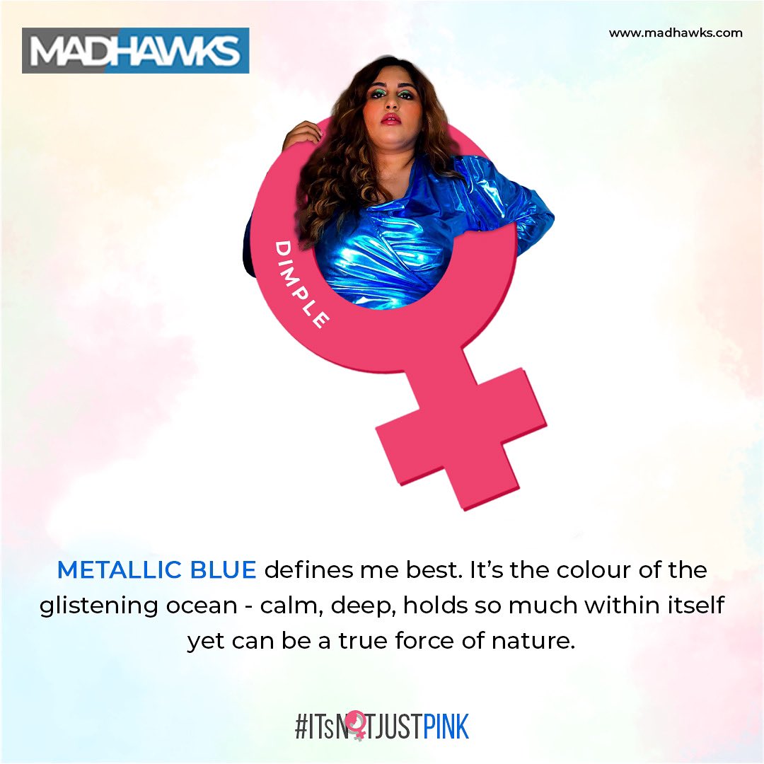 Madhawks_'s tweet photo. In Frame: Dimple✨
Every woman has her own color, her own aura and we think that every colour is important on its own.
Let's celebrate her for who she is!
Shine On Girl!
#ItsNotJustPink
#women #womensday #womensdaycampaign #womenempowerment #womenpower #colour #holicampaign https://t.co/zl9fDp2LxJ