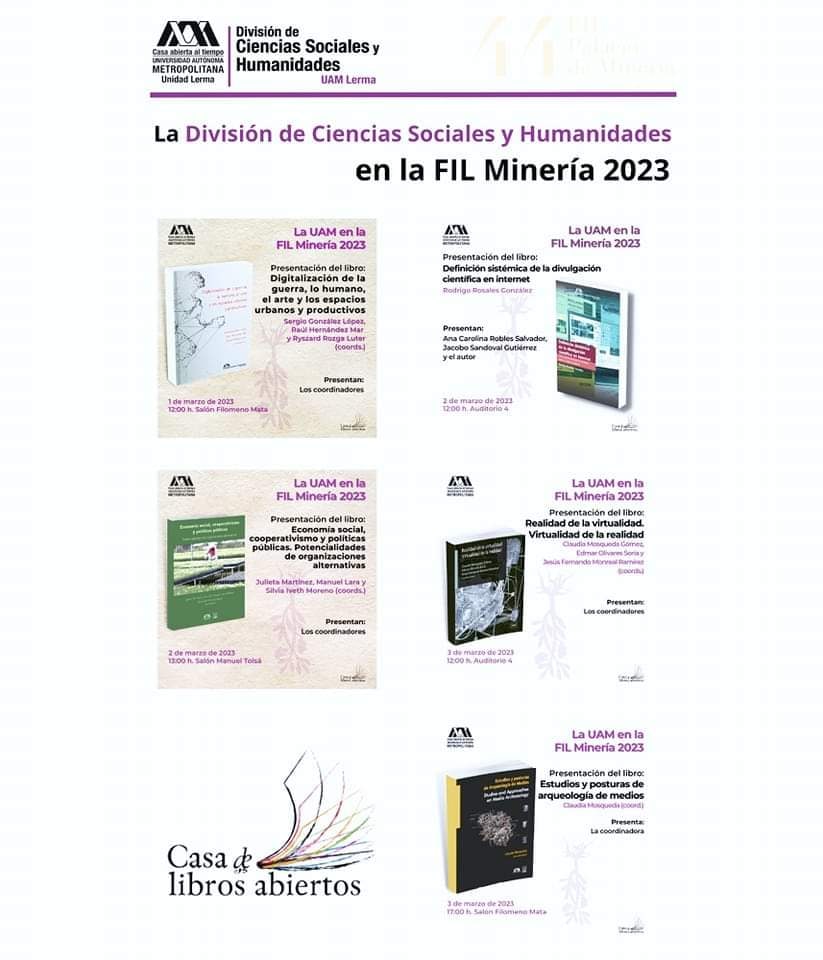 UAM_Lerma's tweet image. La #UAMLerma en la @FILMineria

#SoyUAM #LibrosUAM