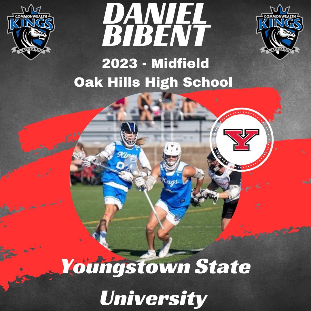 CommonwealthLax's tweet photo. 🚨🚨Congrats to our 15th commit in the 2023 Class:
Daniel Bibent
Oak Hills High School
Midfield
Youngstown State Football
🏈 Multi Sport Athlete
🗜️ Face Off Athlete
💪 Tough as Nails
🧠High IQ Athlete
Congrats Daniel!
#repKYlax https://t.co/qCzY1yetbT
