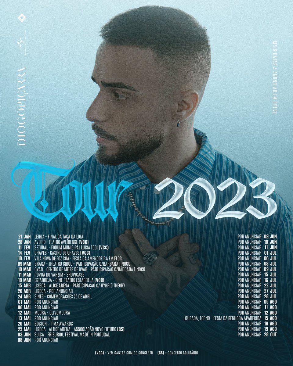 TOUR 2023 CHEGOU! 🔥😍🤘