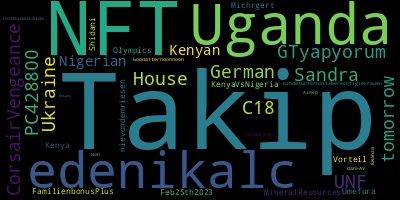 infokalyptisch's tweet photo. Trending in my timeline now: #Takip (3) #NFT (2) #Uganda (1) #edenikalc (1) #GTyapyorum (1) #UNF (1) #Sandra (1) #CorsairVengeance (1) https://t.co/yqontOAgWv