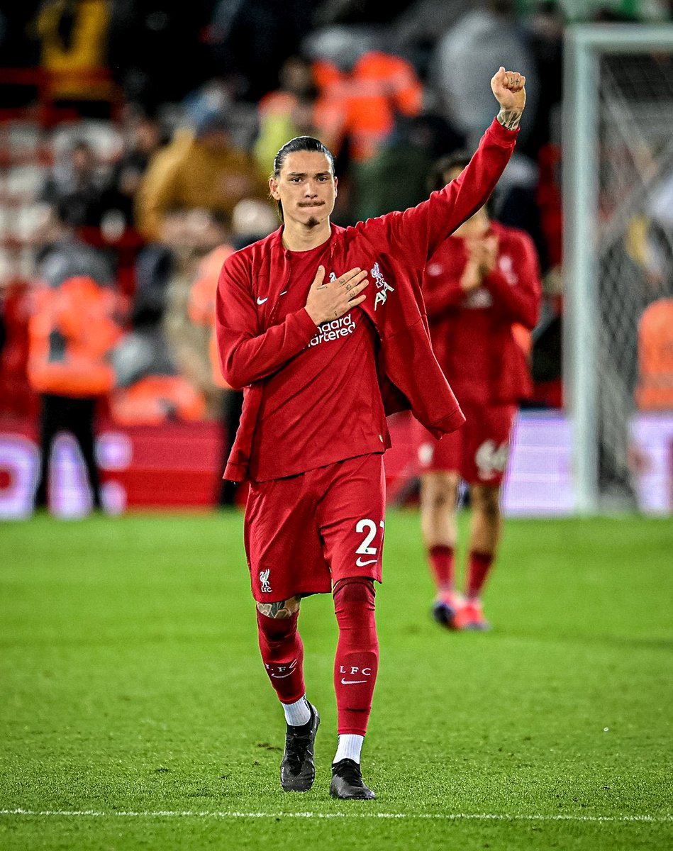 Darwinn99's tweet photo. Thanks for the love and support! 🫶🏼

VAMOS @LFC! ♥️ https://t.co/BFXTHtKqVX
