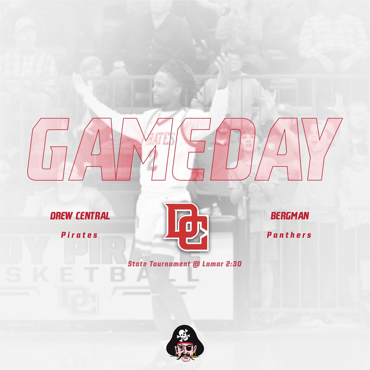 It's GAMEDAY! Pirates will kick off the State Tournament today in Lamar @ 2:30 vs Bergman. Pirate fans we need you today. Come out and support! The game will be streamed on Youtube <a href="/arsportsnet/">Arkansas Sports Network</a>. You must purchase tickets online. GO PIRATES!