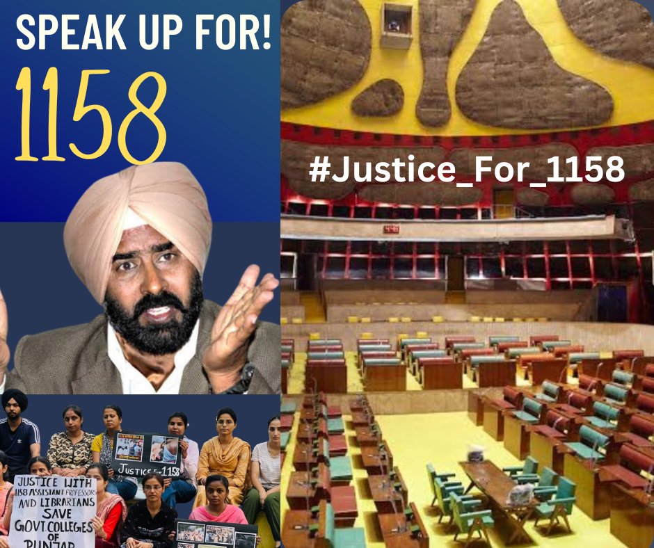 EduParmjit_'s tweet photo. Speak up!
For us in Punjab Vidhaan Sabha
@Sandhwan 
@harjotbains 
@PargatSOfficial 
@Partap_Sbajwa
#Justice_For_1158 https://t.co/pjXpXVvhmP