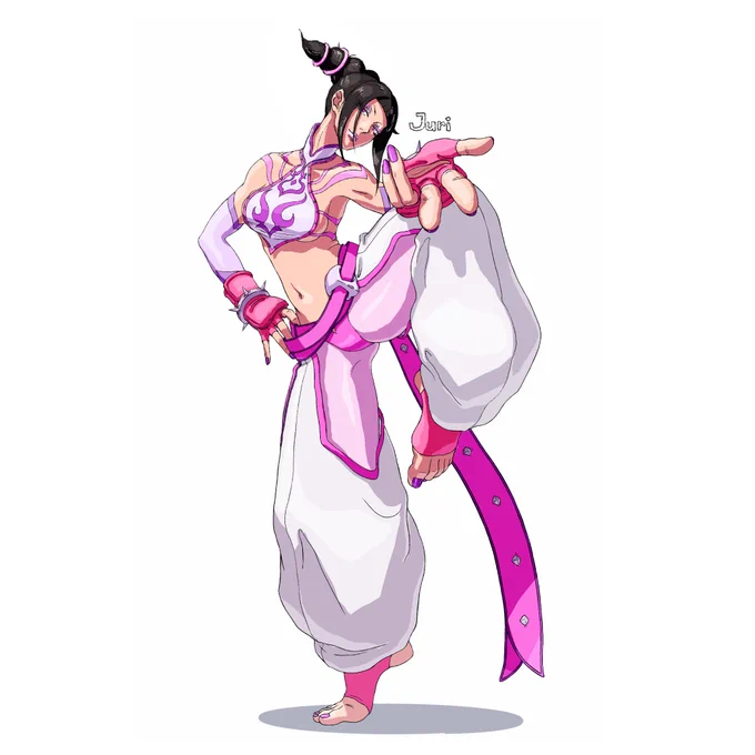 #見た人も無言でピンクの何かを上げる 