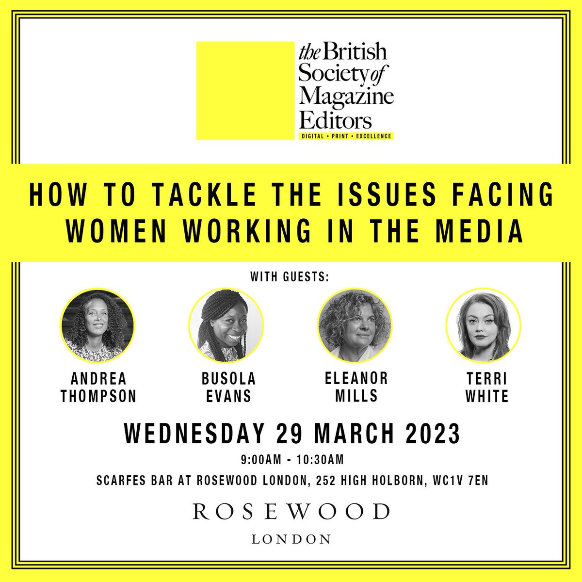 BSME (@bsmeinfo) on Twitter photo From the gender pay gap in media to our new hybrid working model we look at the issues facing women working in the magazine world today.
Kindly hosted by the <a href="/RosewoodLondon/">Rosewood London</a>
Members have priority booking.
➡️Should you wish to become a member, please visit the link in our bio. From the gender pay gap in media to our new hybrid working model we look at the issues facing women working in the magazine world today.
Kindly hosted by the <a href="/RosewoodLondon/">Rosewood London</a>
Members have priority booking.
➡️Should you wish to become a member, please visit the link in our bio.