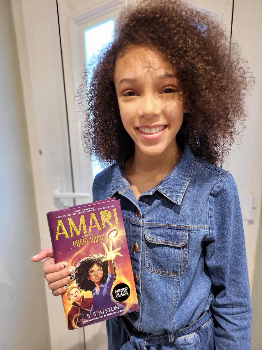 AntheaMTB's tweet photo. When its your last world book day and you go as someone who looks like you. @bbalston thank you
#WorldBookDay2023 #AmariandtheGreatGame https://t.co/Urj0QPpkAO