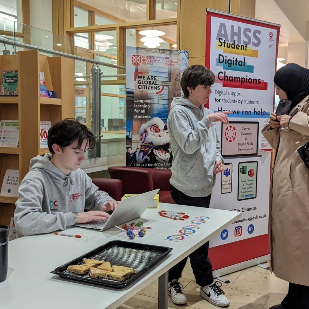 It was wonderful to be able to engage with so many students and talk about digital assessment support at our drop in sessions on Tuesday! If you didn't manage to catch us this week, keep an eye on our social media pages for more drop-in sessions in the future!