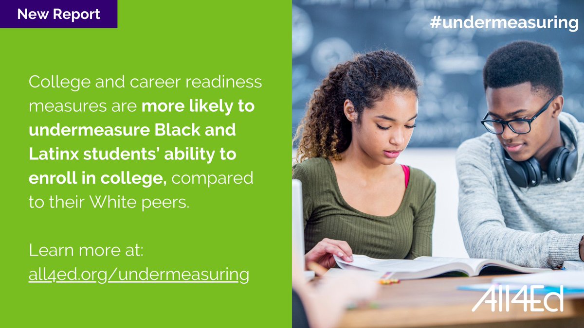 All4Ed's tweet photo. After gathering & analyzing CCR, college enrollment, and remediation data across states in our #Undermeasuring report, @ZiyuZhou_ has recommendations for state leaders on how they measure and improve students’ college and career readiness → https://t.co/IfZr78UNdu
1/5 https://t.co/E1dLTYrcBq