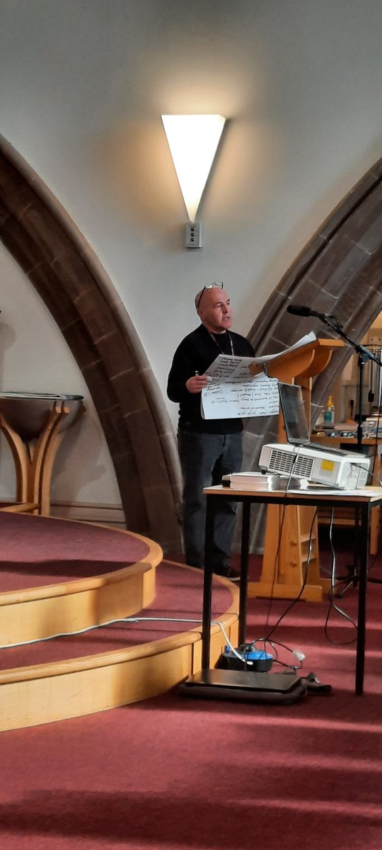 #WalsallForAll's Nigel shared some of the discussions from the #CostOfLiving workshop. "What are those pathways out of poverty?"
