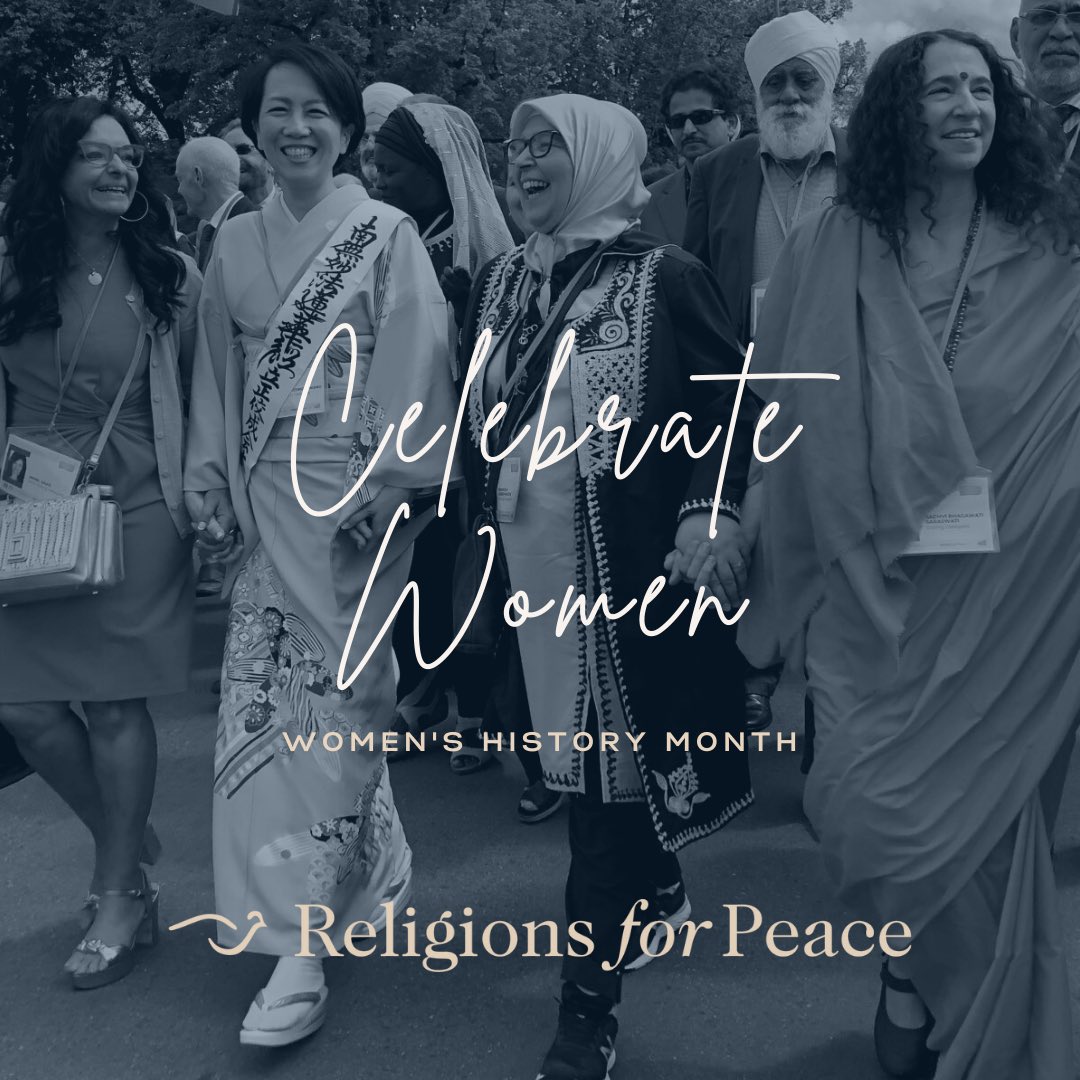 Religions for Peace celebrates #WomensHistoryMonth, not just in March, but every day. Stay tuned for the upcoming release of an article highlighting the women leading Religions for Peace across the globe, on the occasion of the #InternationalDayofWomen.

#rfpnews #women #gender