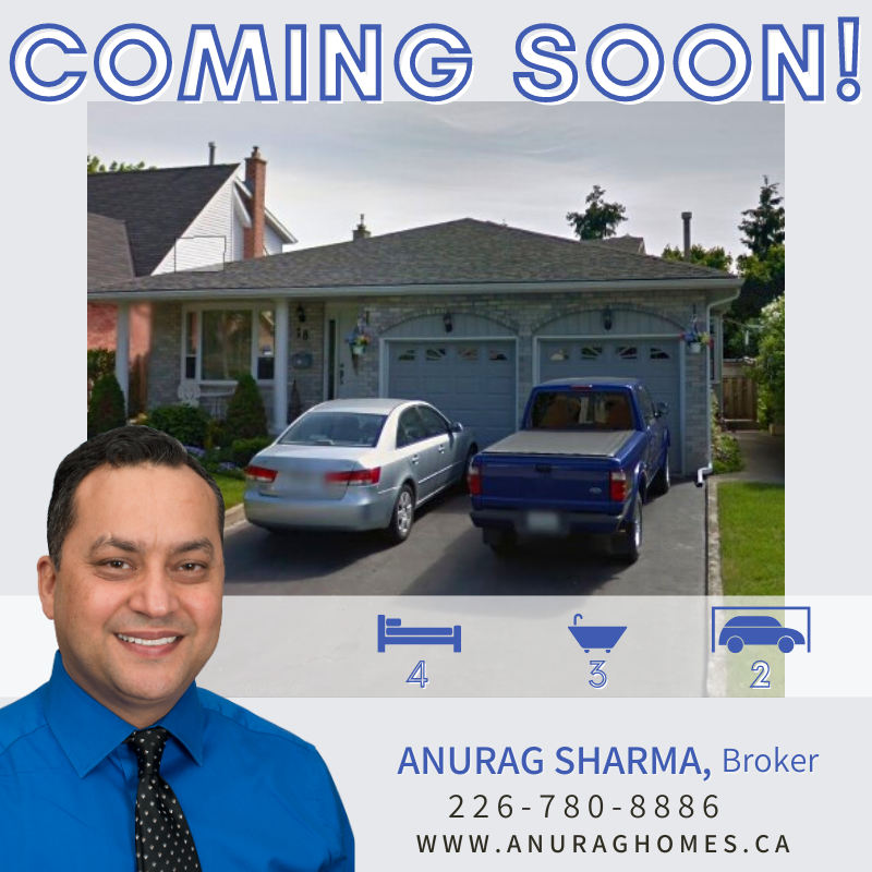 🏠🔜 Get ready to cozy up in this charming backsplit at 18 Pipers Green in Kitchener, hitting the MLS soon! 🛋️ Stay tuned for more updates and contact us to schedule a viewing!

#KitchenerRealEstate #ComingSoon #BungalowForSale #MLSlisting #AnuragHomesRealEstateTeam #realtor