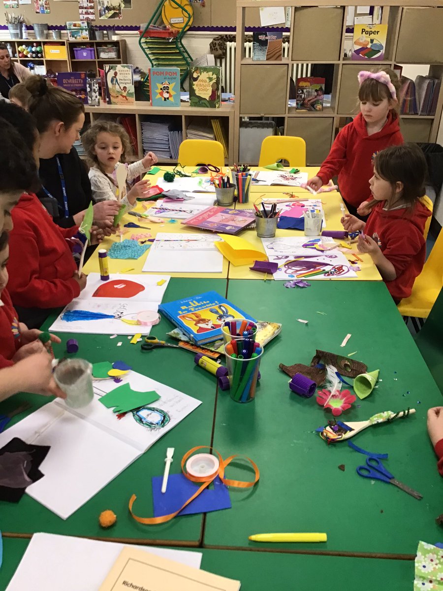 Y1RDPS's tweet photo. #WorldBookDay2023 we are making our own ‘Wild Things’ using wooden spoons and craft materials! https://t.co/0bWizTKW7D