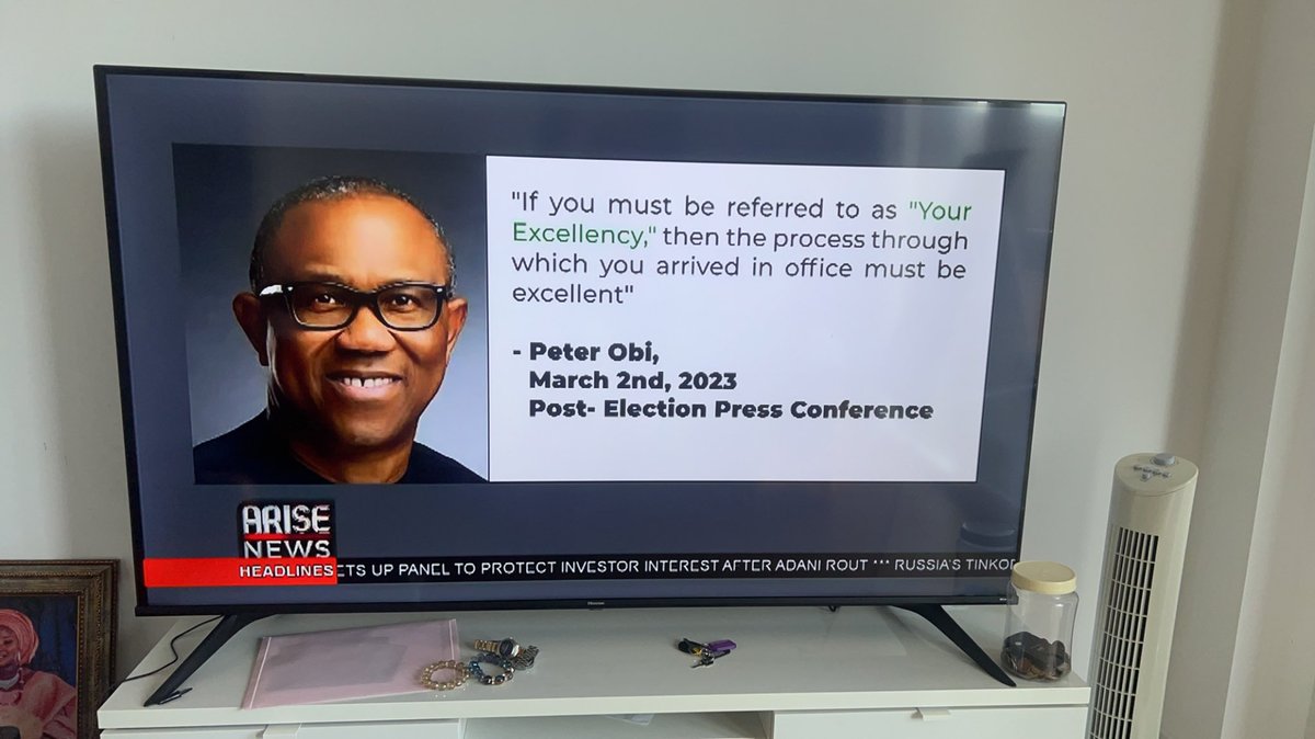 Obidients this is who we are proud to call president. Look at this powerful short quote Peter Obi is our President 📌