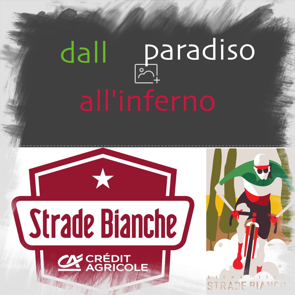 FG_labadana's tweet photo. #StradeBianche23 #StradeBianche
"Del cielo al infierno"
SABADO 4 DE MARZO
#sterrato #Siena #LaToscana #Italia🇮🇹 #cucling #ciclismo #bike #clasicas #WorldTour https://t.co/B6lpsY36j4