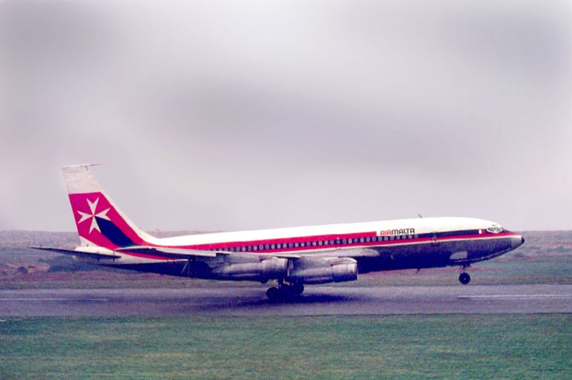 #throwbackthursday to the very first touchdown of an Air Malta #aircraft in Luqa, Malta International Airport.