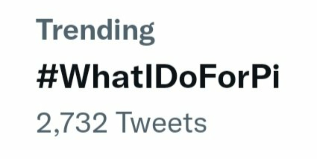 CryptoPi0neers's tweet image. ⚡ #WhatIDoForPi is Now Trending Worldwide! 🙋🌐📈🚀🪙🙋‍♀️ ✨ 

Thanks to @PiCoreTeam&apos;s incredible influence, this hashtag is Trending Globally! 🌍 It&apos;s amazing to see how Powerful they are in the World of Cryptocurrency! 🪙

All it takes is a single tweet 🐦 to make a huge impact!