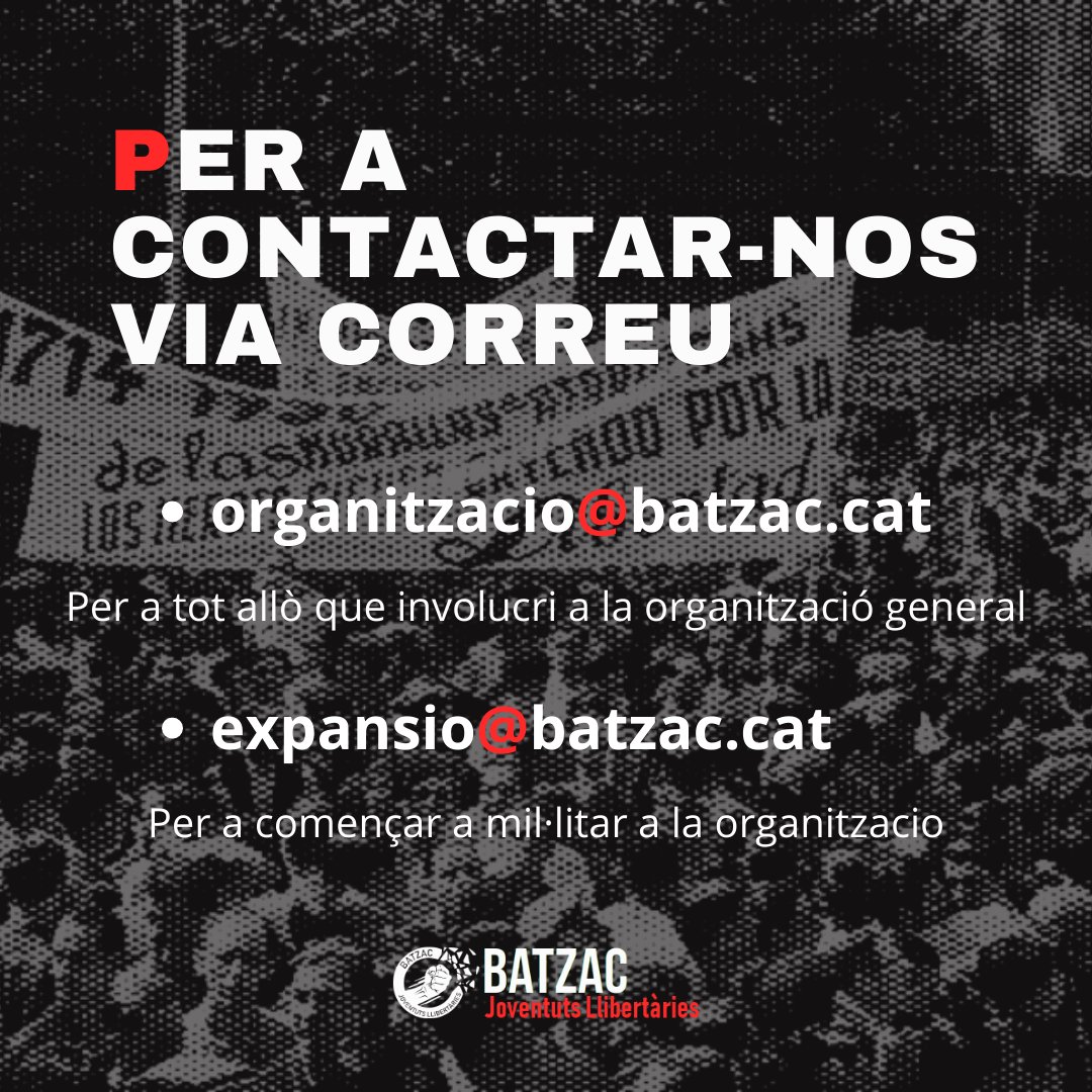 Batzac - Joventuts Llibertàries tweet media