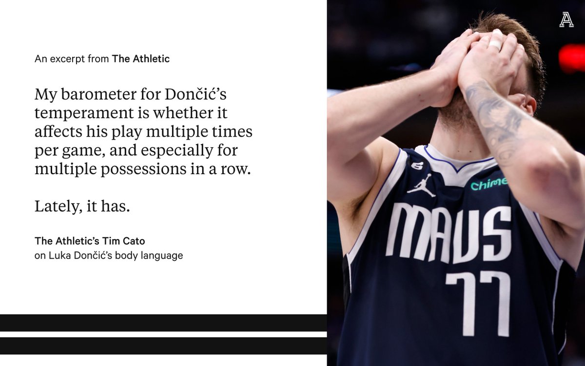 Luka Dončić's bad body language is becoming one of Dallas' many