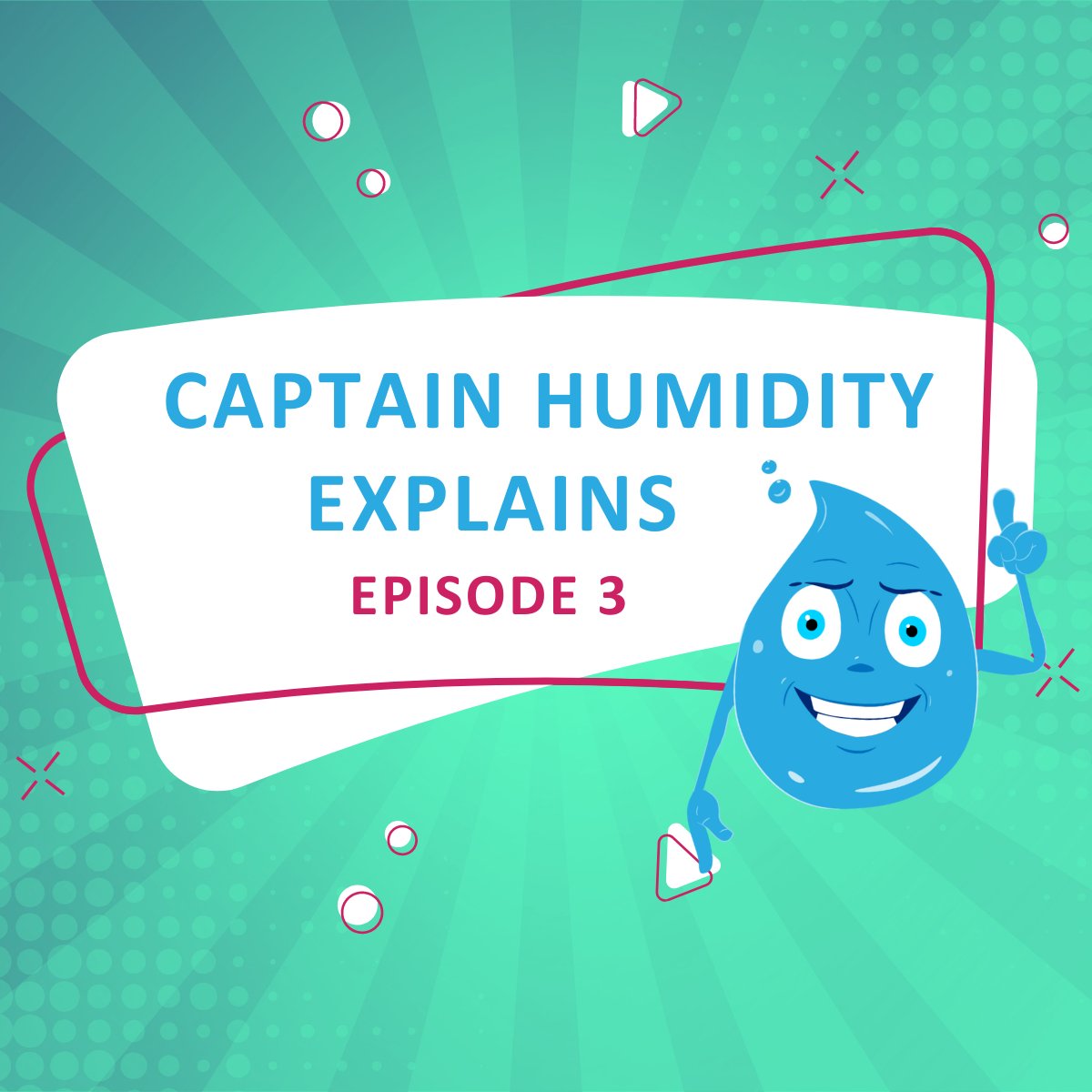 CondairUSACA's tweet photo. The final episode of our new educational video series: ‘Captain Humidity Explains’!
Watch Episode 3: https://t.co/2Ycyl5vwic
#HumidityForABetterLife #Condair #NewVideo #NewSeries #CaptainHumidity #40to60RH #HVAC #Humidity #Humidification #Dehumidification #EvaporativeCooling https://t.co/sU3iHu6g2S