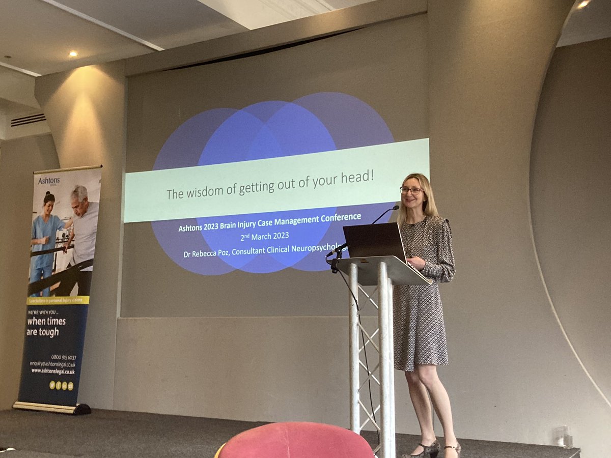 Ross Blows (@ashtonsross_b) on Twitter photo Dr Rebecca Poz is back this year at the <a href="/AshtonsLegal/">Ashtons Legal LLP</a> COP Conference delivering a session on The Wisdom of Getting Out of Your Head #AshtonsConf23 Dr Rebecca Poz is back this year at the <a href="/AshtonsLegal/">Ashtons Legal LLP</a> COP Conference delivering a session on The Wisdom of Getting Out of Your Head #AshtonsConf23