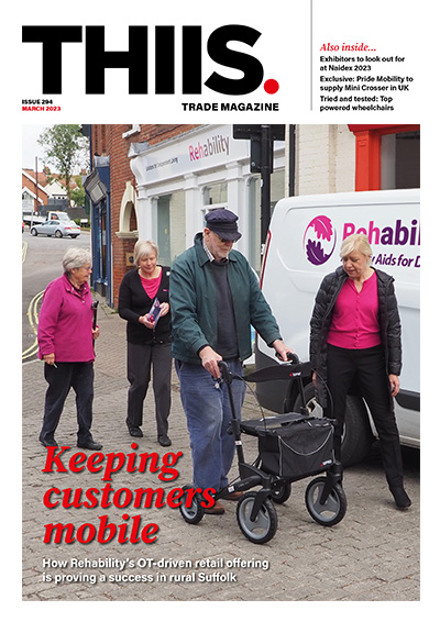 wwwthiiscouk's tweet photo. MARCH: Look out for the March issue of THIIS, featuring articles about @Rehability_EA, @Uniscan1, @pridemobilityuk, plus expert-recommended powered wheelchair products and a must-read guide to @NaidexShow 2023. Read here: https://t.co/nSuiCTrPJd https://t.co/7BW8xhOqp4