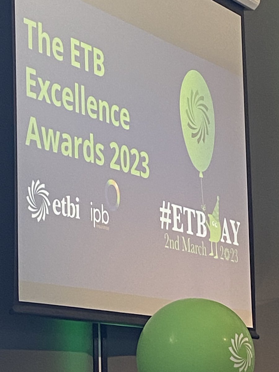 Congrats to our colleagues in ⁦@LimClareETB_QA⁩ and ⁦@DonegalETB⁩ for winning in the Excellence in FET category. Delighted to of been shortlisted in the same space as you both. ⁦@KCETB_FET⁩ #ETBDAY ⁦@ETBIreland⁩