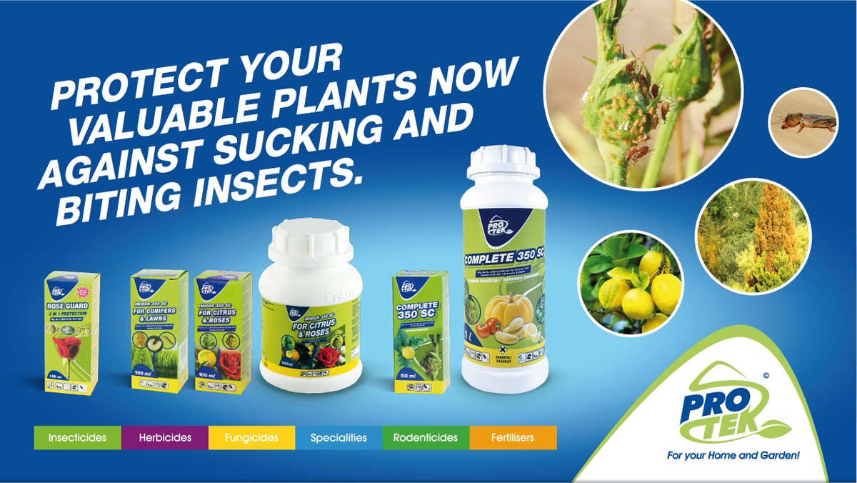 SAGardenandHome's tweet image. Protek products offer effective protection against common pests.
@ProtekSa 
proteksa.co.za 
#sponsored #protek