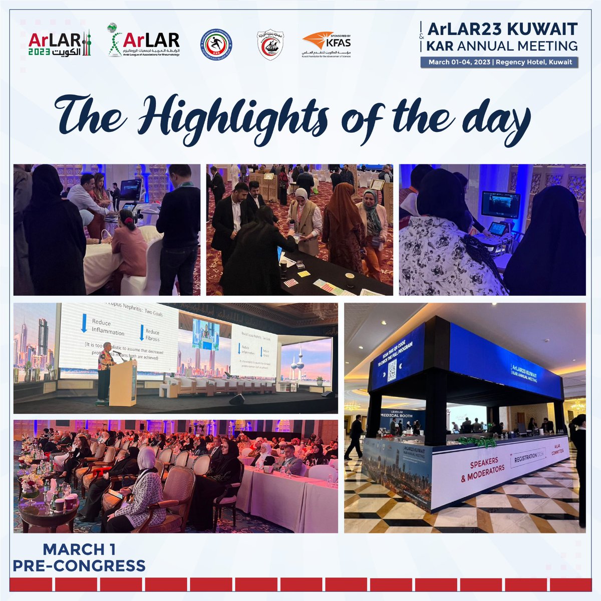ArLARheumatolog's tweet photo. 📷 Check out these amazing moments from the ArLAR23 Congress pre-congress day! We had an incredible day filled with workshops and engaging sessions. Thanks to all the attendees who made it a great success.
#ArLAR23 #RheumatologyCongress #PreCongressDay https://t.co/SF36gOUw0B
