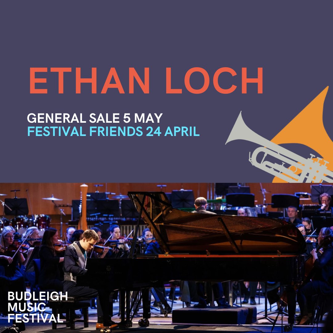 Described as having an ability to create 'music full of colours', inspiring blind Scottish pianist Ethan Loch will play at #BudleighMusicFestival.

Get tickets on Fri 5 May (or Mon 24 April for fest friends)

🔗 budleighmusicfestival.co.uk

#ClassicalMusic #Classical #Piano #pianist