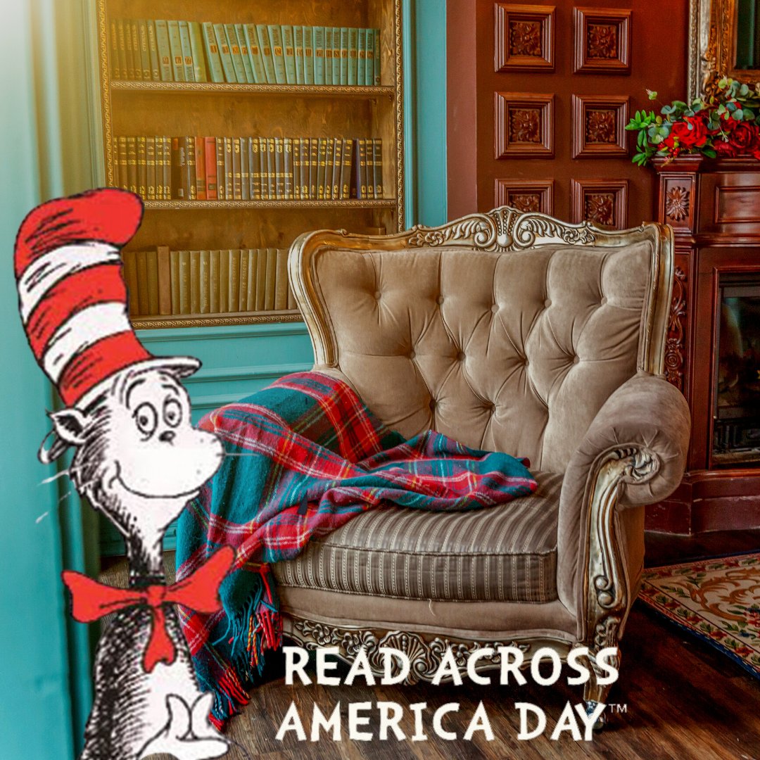 valeriebrownre's tweet photo. Happy birthday Dr. Seuss! 🎉🎂 It's Read Across America Day, let's grab some books &amp; get lost in some wacky worlds! 📚🌎 Thinking of selling your home, a home library can be the cat's meow for potential buyers! 🐱👀 #DrSeussDay #ReadAcrossAmerica #HomeLibraryGoals #SellingPoints https://t.co/5cy0kWfmqJ