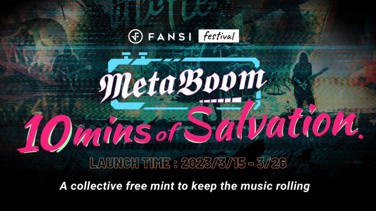 🎵10 Mins of salvation Free mint 
⏰Apply time:  2023/03/02 - 03/07
⬇️#NFT Allow list apply in premint  
premint.xyz/10-mins-of-sal…