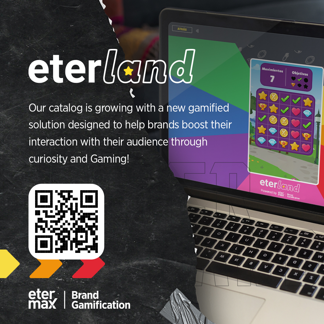 etermax's tweet photo. 💻📲 We present #eterland, the #gaming experience for everyday moments! A fully customizable web app with branded hyper-casual minigames to help companies boost their audience engagement.

Access the experience and spice up your routine! 👇 https://t.co/mZ7AMnWk8j https://t.co/JC6qAX9Q40