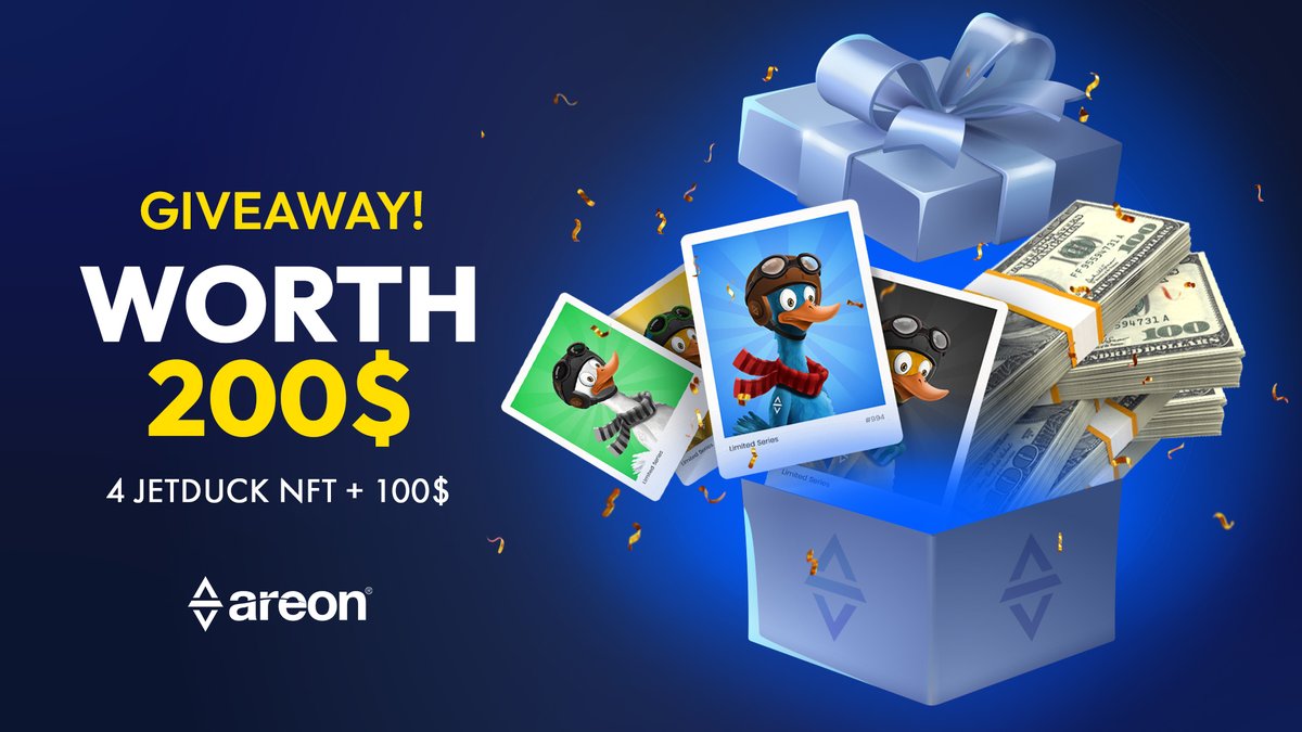 🔥We are happy to announce our first GIVEAWAY! 🔥

Since we are listed on 2 CEX and Areon Endless Adventure has been launched, we are pleased to announce a $200 giveaway to our valued users.

Gleam Tasks: gleam.io/3zhGb/areon-en…

#AREA #AreonNetwork #Giveaway #GleamGiveaway