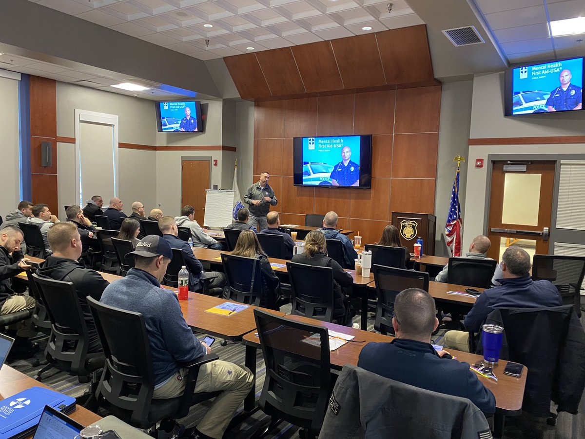 <a href="/MHFirstAidUSA/">MentalHealthFirstAid</a> for Public Safety helps officers and dispatchers better serve those in their community who may be experiencing a mental health or substance use crisis. Our next course will take place March 15 at <a href="/BellinghamMAPol/">BellinghamMAPolice</a>. To register, visit our website (link in bio)!