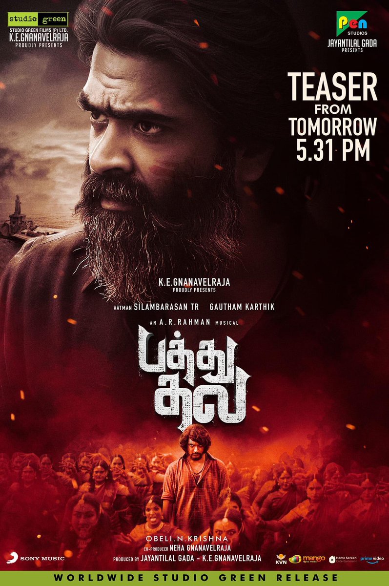 Gmadhu_anActor's tweet photo. #PathuTala #StudioGreen #Gnanavelraja 
#Narthan #Obilikrishna #STR #AGR #SilambarasanTR
#ARRahman
#GauthamKarthik #Teejayarunasalam
#Madhuguruswamy #Singa #Mufti https://t.co/yrcuFt6IZE