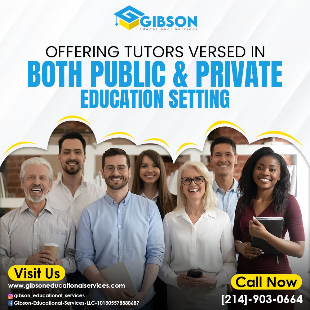 gibson_edu's tweet photo. Our experienced scholars, interventionists and tutors assist both private and public educational institutions so that students can get the quality of education they deserve.

Contact us. https://t.co/FauBoumYyc
[214]-903-0664

#educationalsrvices #students https://t.co/ycP7OCipqU