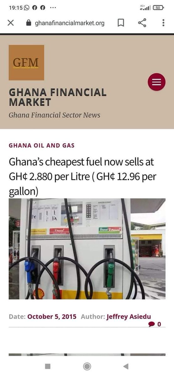 LongiFred's tweet photo. @GabbyDarko A gallon of fuel was 12.96 Cedis under John Mahama... Today what is the price of a Gallon of fuel under braggart Nana Addo? https://t.co/P90BDP6H47